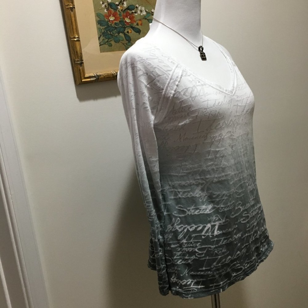 3 for $20 Sale: Ombre V-neck Ideology Top